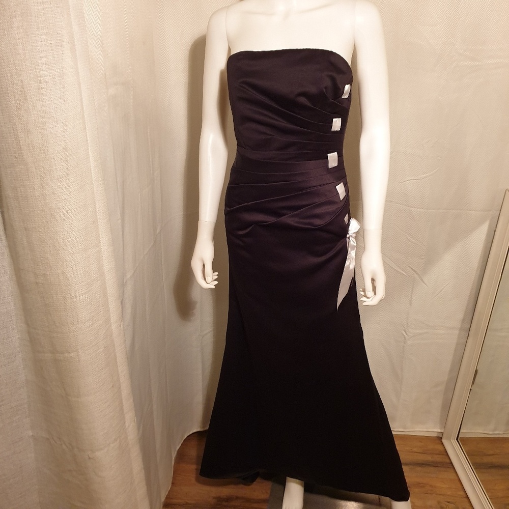 forever yours formal dresses Forever Yours Tiered One Shoulder Dress main image 1